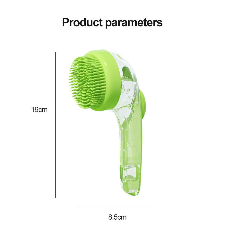 Silicone Bath Brush with Shampoo Dispenser