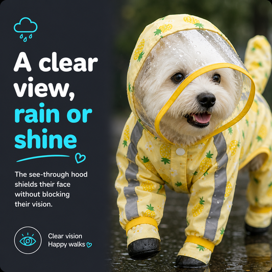 Pineapple Paradise Full-Cover Raincoat