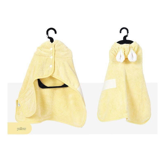 Dog Drying Robe Yellow