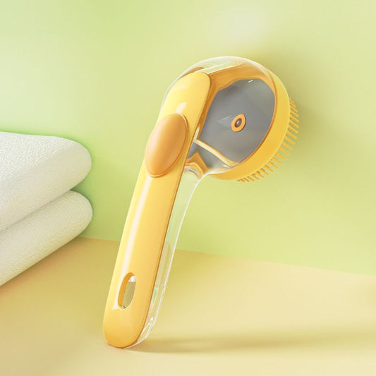 Silicone Bath Brush with Shampoo Dispenser