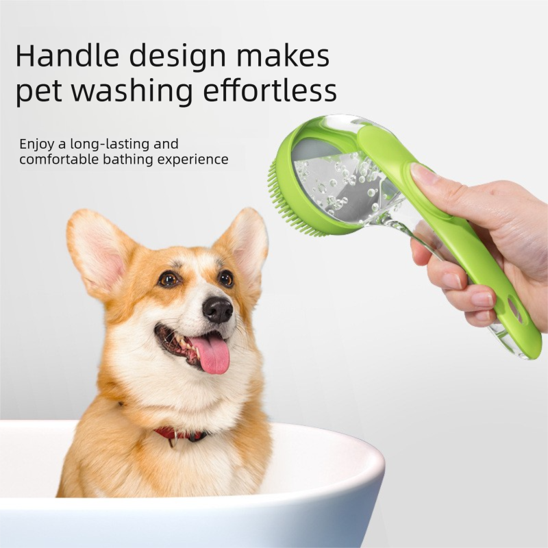 Silicone Bath Brush with Shampoo Dispenser