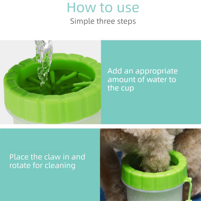 Paw Cleaner Cup — Portable Dog Paw Washer