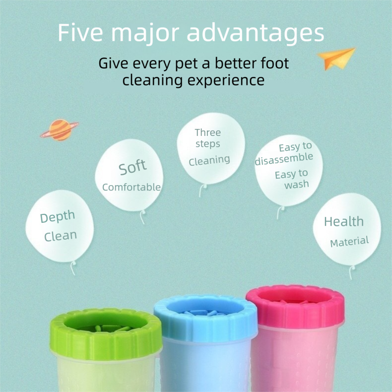Paw Cleaner Cup — Portable Dog Paw Washer