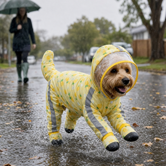 Pineapple Paradise Full-Cover Raincoat
